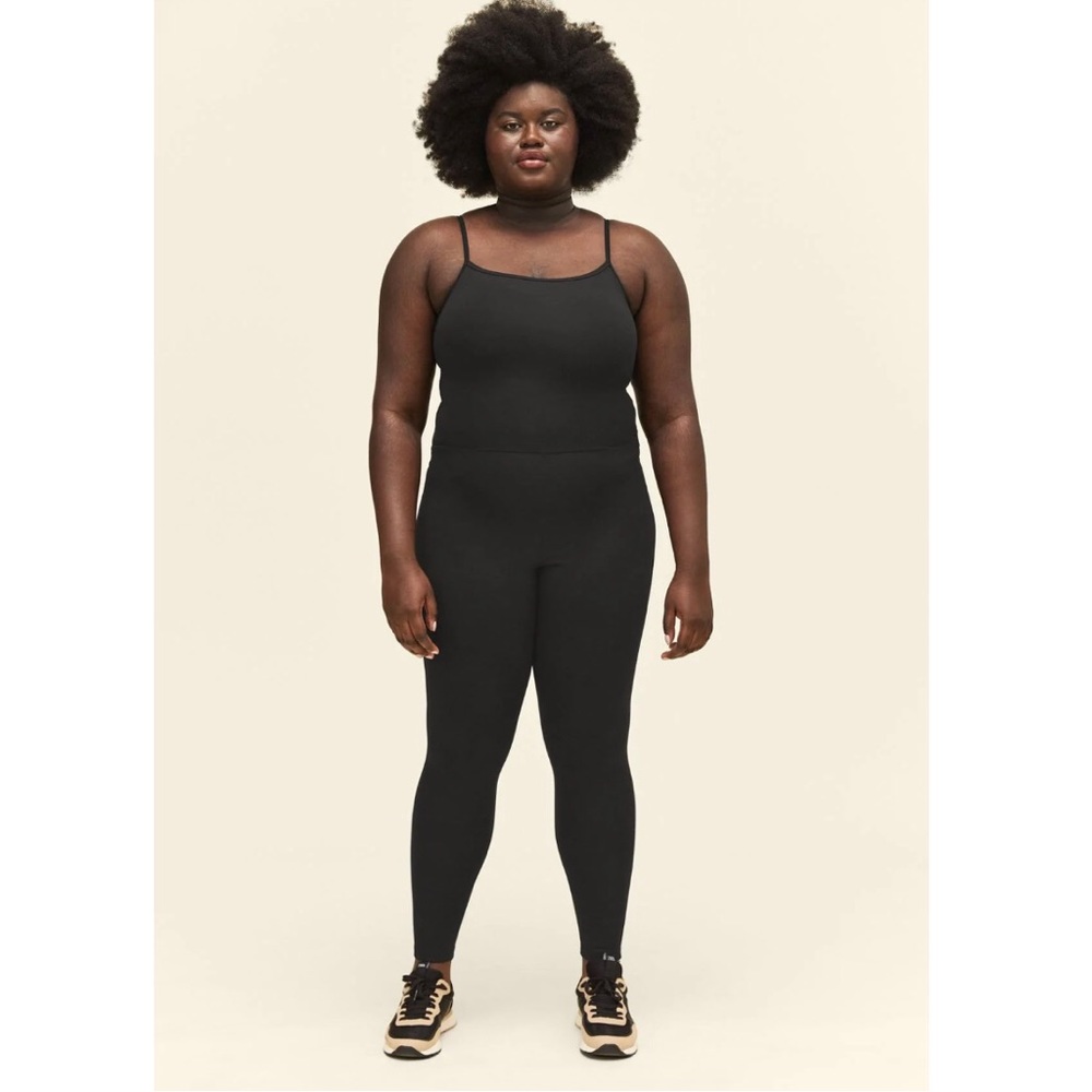 Girlfriend Collective Black Cami Unitard